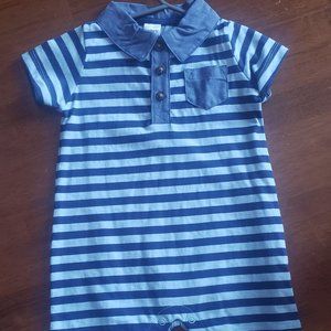 Never worn Striped Carter's romper